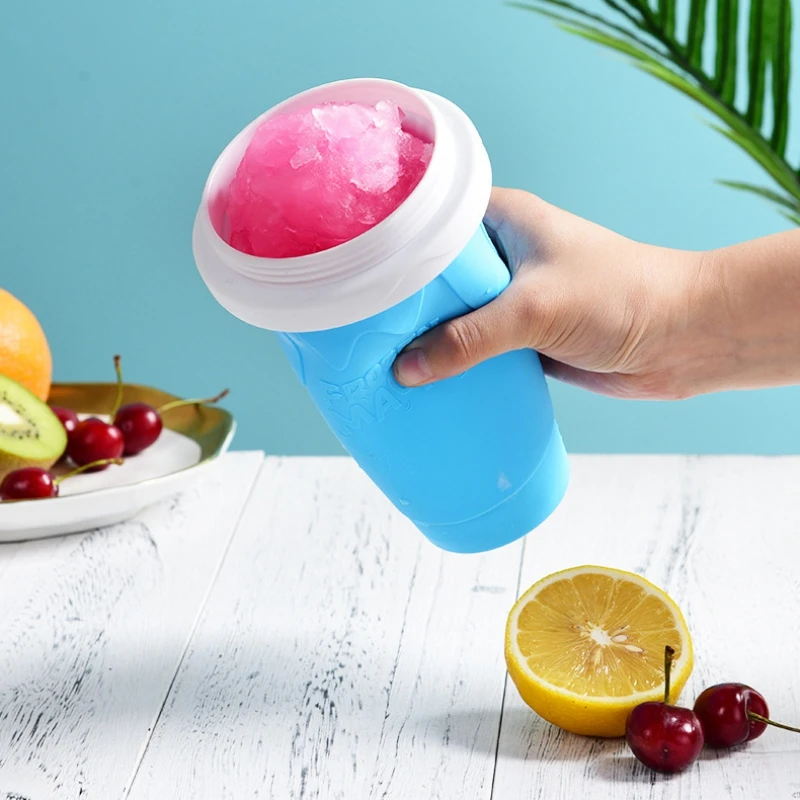 

Silicone Quick-frozen Summer Squeeze Homemade Milkshake Smoothie Sand Cup DIY Slush Shake Maker Fast Cooling Bottle