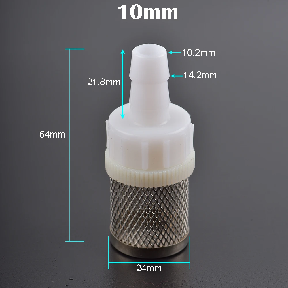 Набор фильтров для шланга из нержавеющей стали 4-20 мм