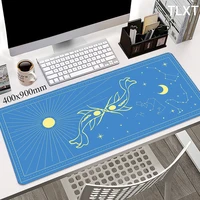 art large mousepad mouse pad company computer keyboard office desk mat star moon fish anti slip carpet rubber table mat xxl