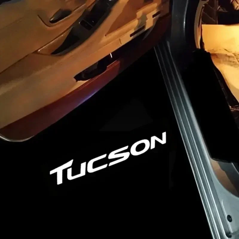 2X приветственный дверной светильник автомобильный проектор светодиодная лампа