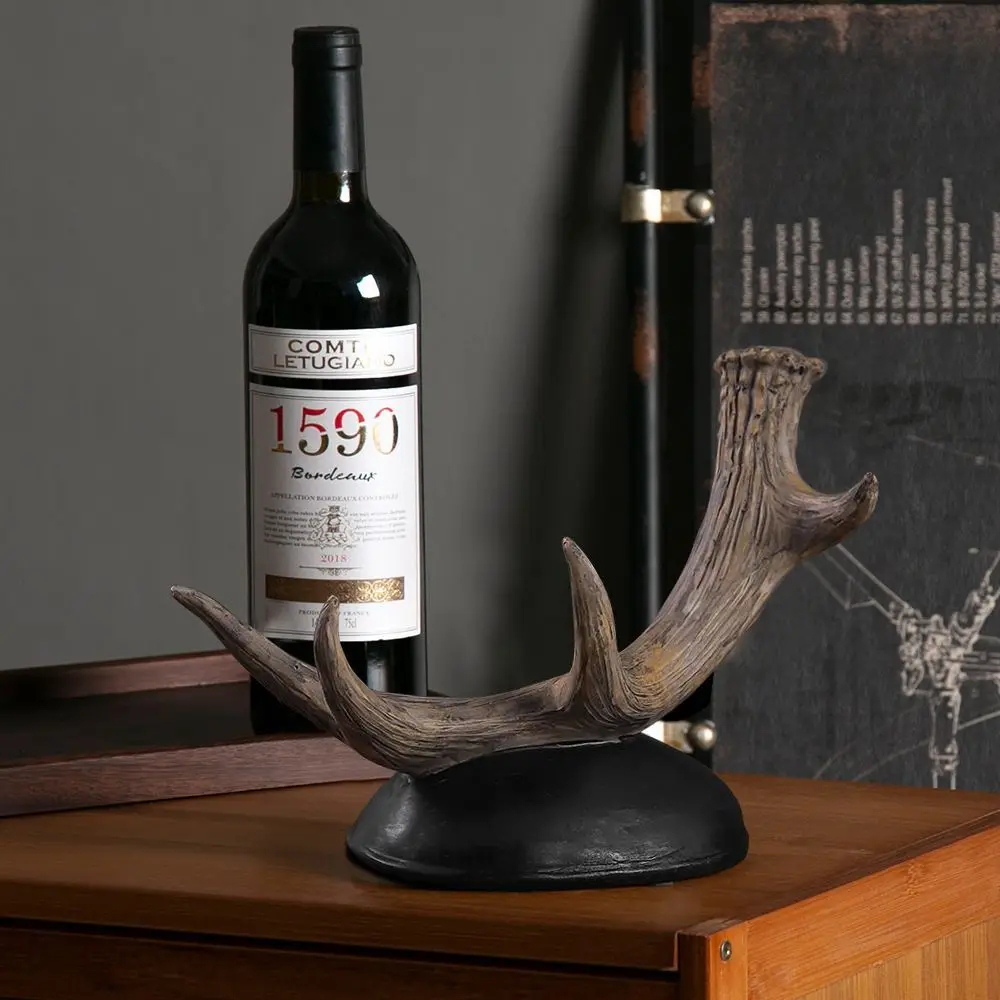 Винтажная скульптура винный держатель декоративная подставка для бутылок с