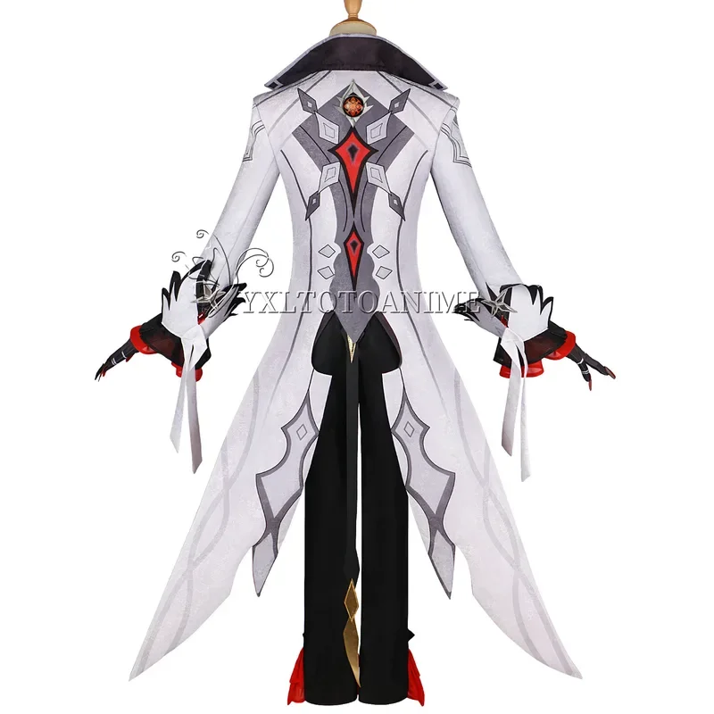 Косплей Костюм гарлекина парики Genshin Impact Fatui Униформа харлекина Knave Eleven Harbingers