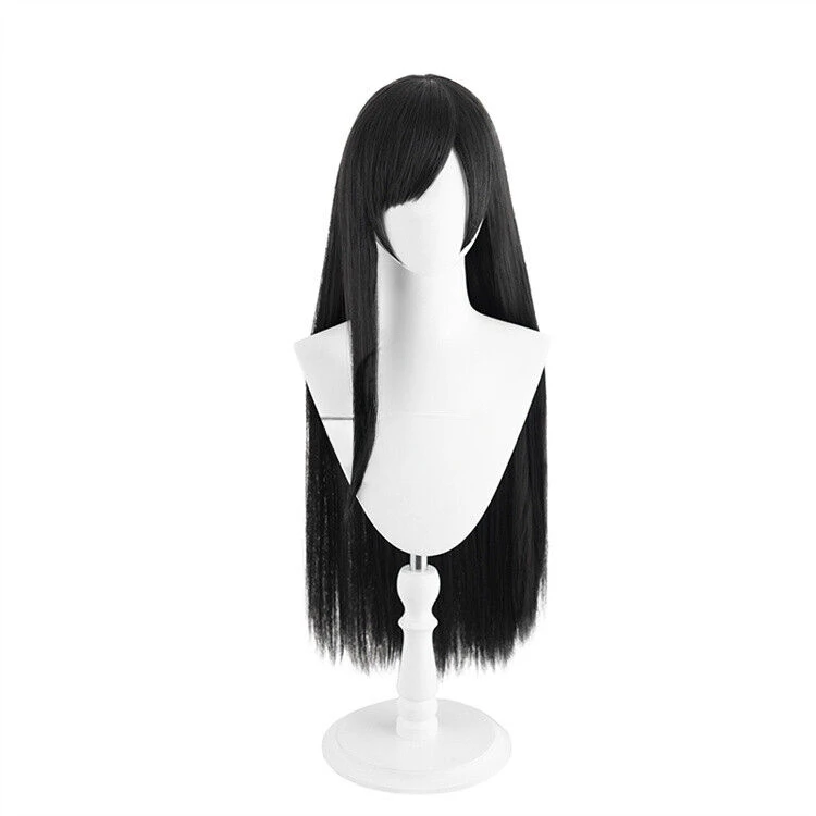 Парик для косплея Тифа FF7 Remake 80 см черные женские парики из синтетических волос