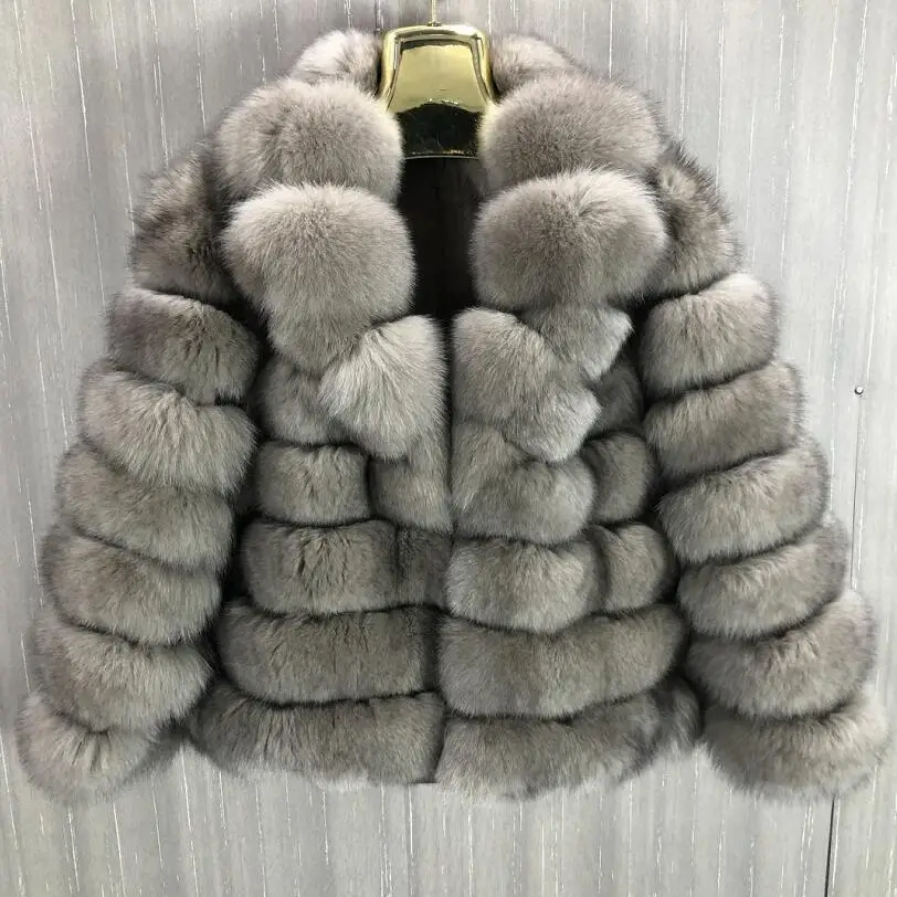 Rushed Overcoat Women's Winter Coats 2022 Fox Fur Fur Standard Casual Poplin No Real Fur Women's Winter Jacket
