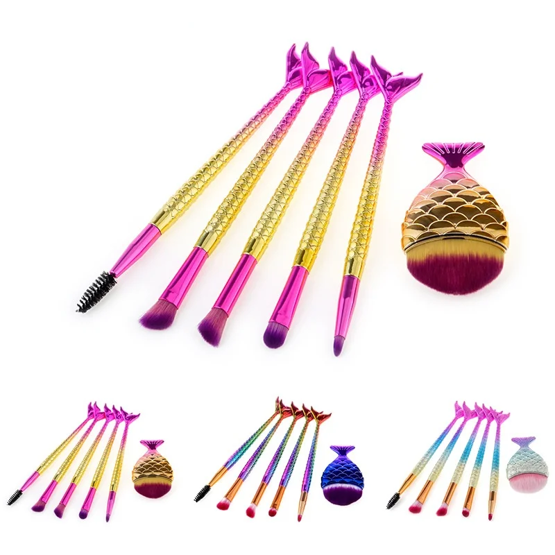 Cosmetics Foundation Artist Mermaid Highlighter Face Set Of Bronzer Eyeshadow Lip