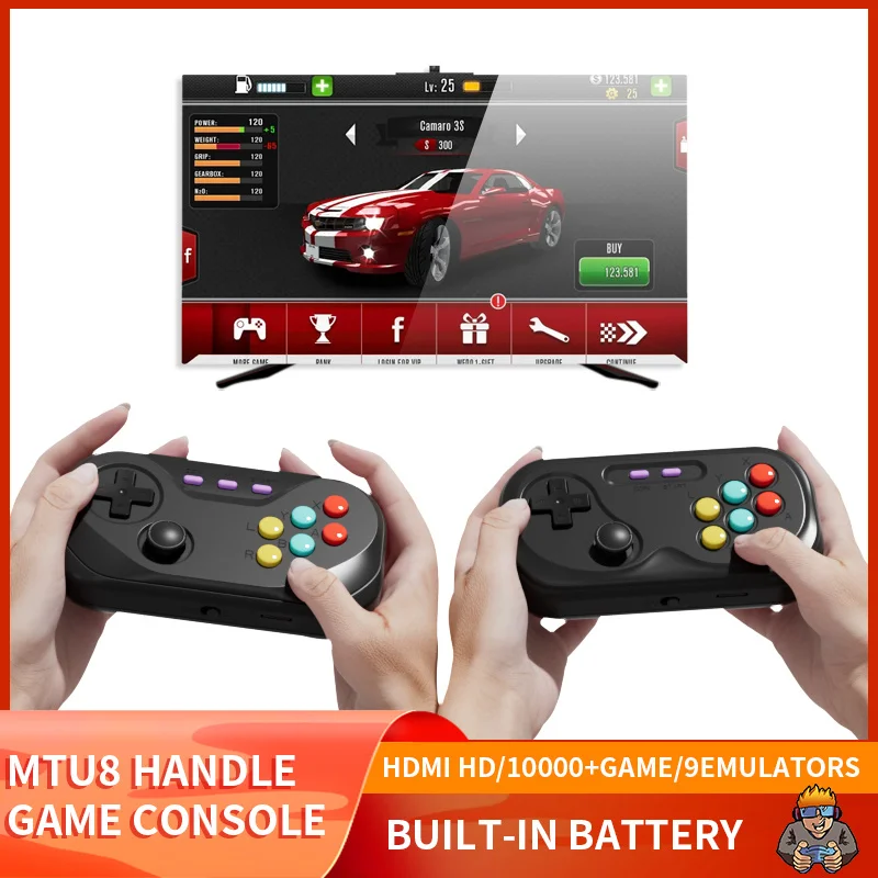 

Mtu8 – retro video game console, including more than 15000 games, 9 built-in simulators, and wireless controllers Genuine Best