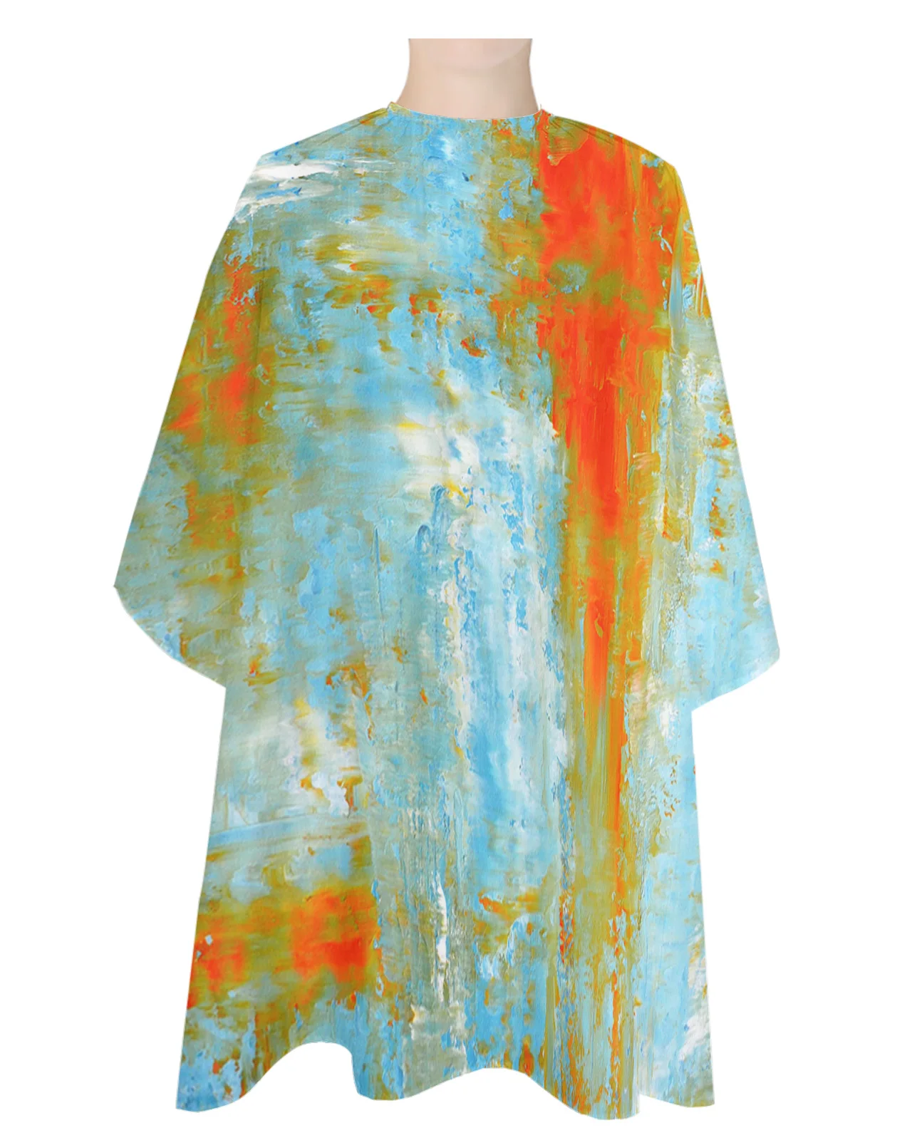 

Парикмахерский Водонепроницаемый Фартук с оранжевым пигментом, парикмахерский фартук для стрижки волос, женская накидка