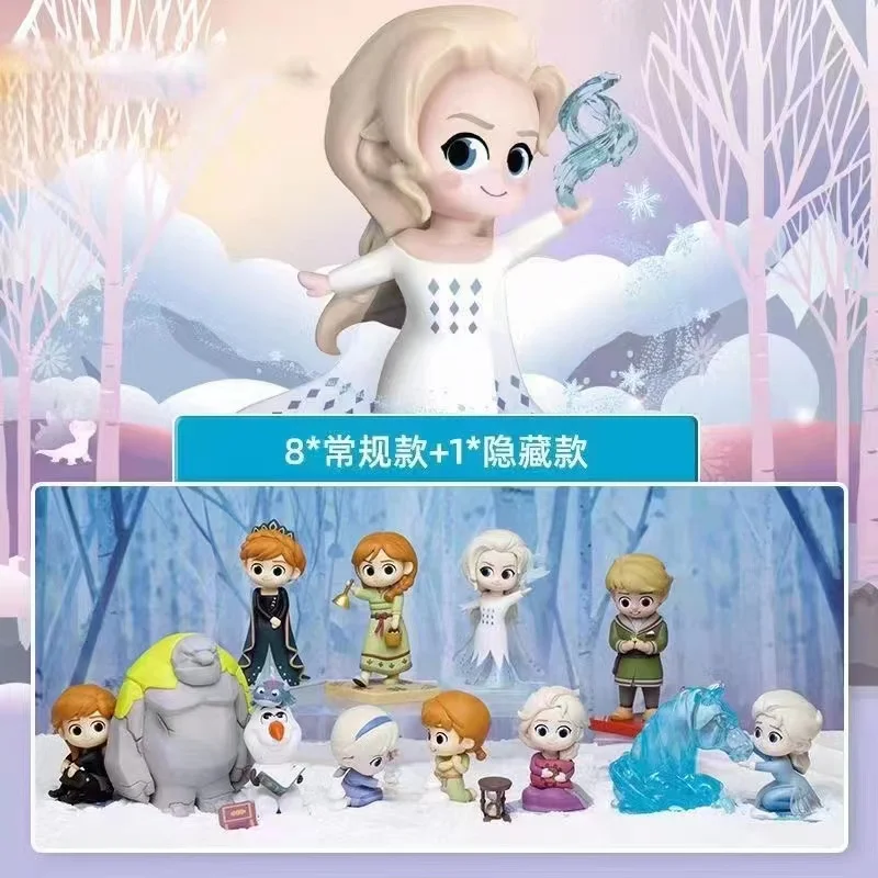 

Disney Princess Figure Frozen 2 Series Elsa Anna Princess Cute Doll Model Ornament Girls Toys Children Gifts Action Figures