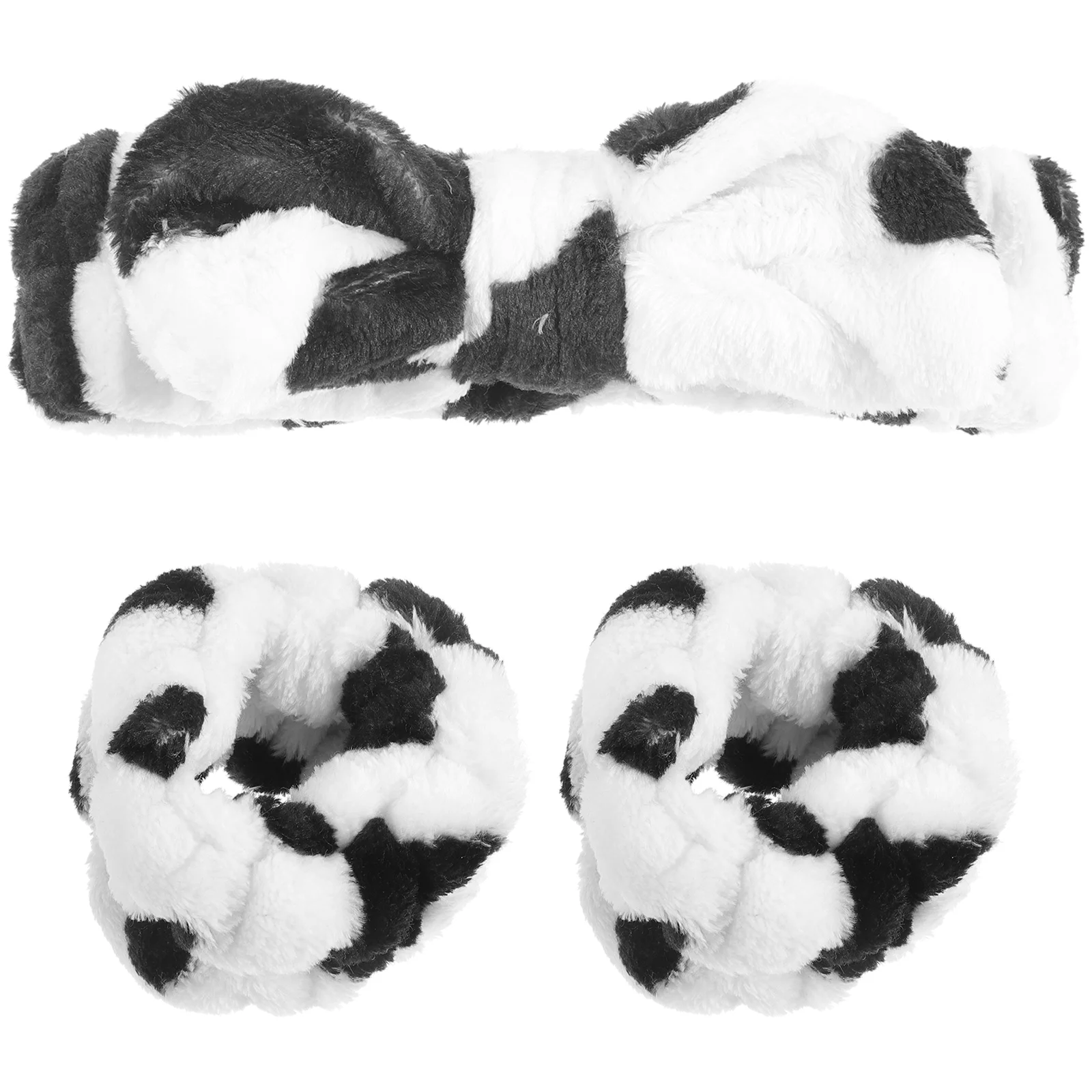 

Skincare Stuff Wrist Tape Headband Cow Facial Headbands Wristbands Washing Face