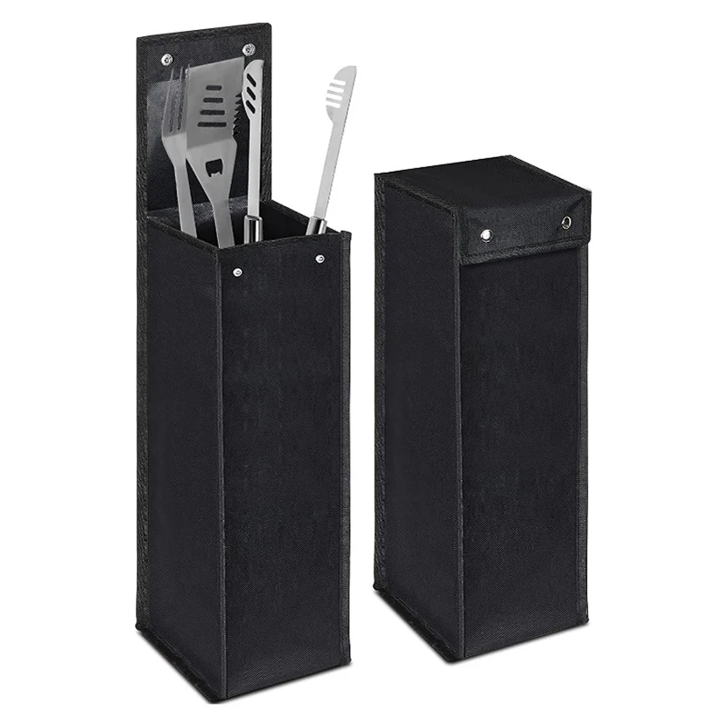 

BBQ Tool Storage Bag Portable Oxford Barbecue Hardware Tools Holder Grill Tool Carry Bag Backpacking Cook Camp Travel Grill