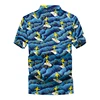 26 Colors Summer Fashion Mens Hawaiian Shirts Short Sleeve Button Coconut Tree Print Casual Beach Aloha Shirt Plus Size 5XL 4