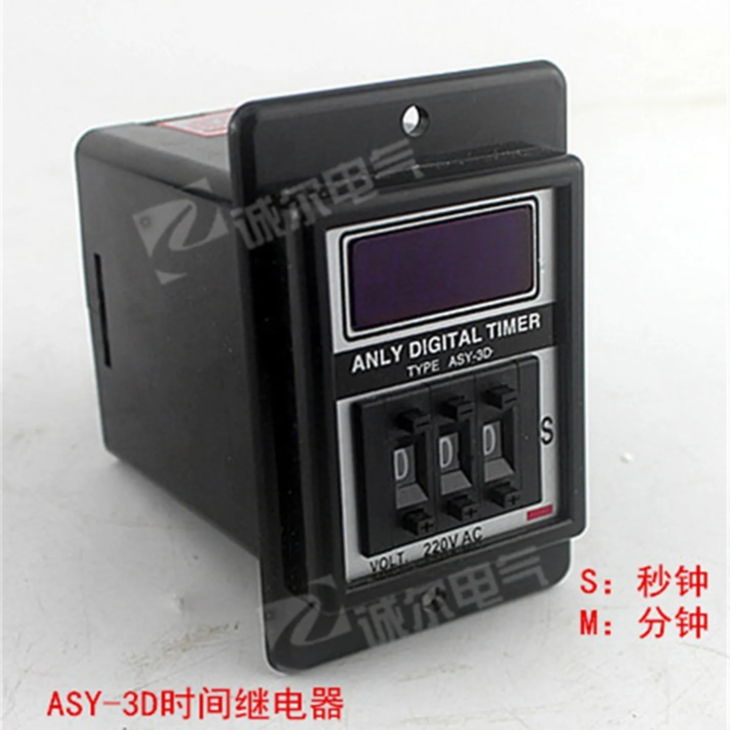Фото Реле времени ASY-3D ASY-2DANLY с цифровым дисплеем AC220V DC24V 999S 999M Трехпозиционное №1