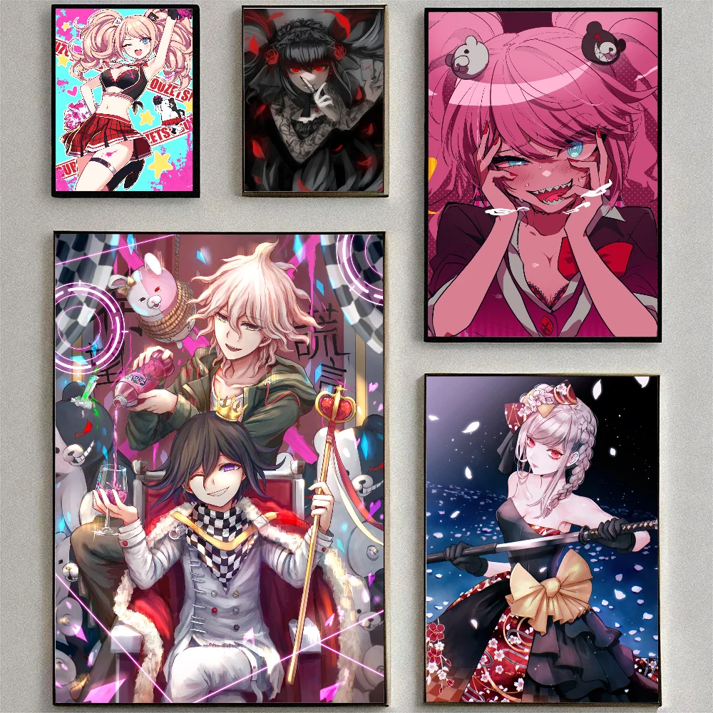 Anime Danganronpa Hot Poster Wall Art Home Decor Room Digital Painting Living Restaurant Kitchen