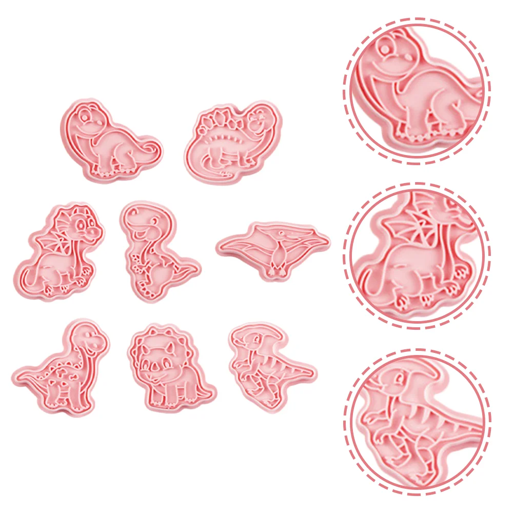 

8pcs Dinosaur Biscuit Cookie Cutters Funny Pastry Biscuit Baking Mold for Kids