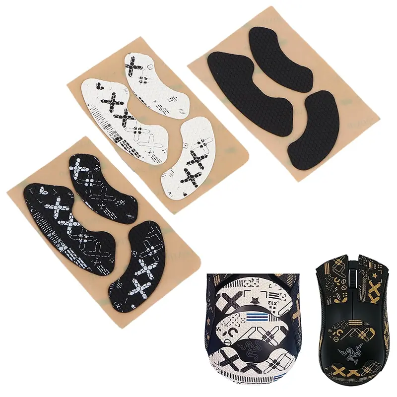 

1Set Honeycomb Mouse Back Sticker Non-slip Sweatproof For Logitech Razer Viper GPW General Superlight Mouse Glides W/Alcohol Pad
