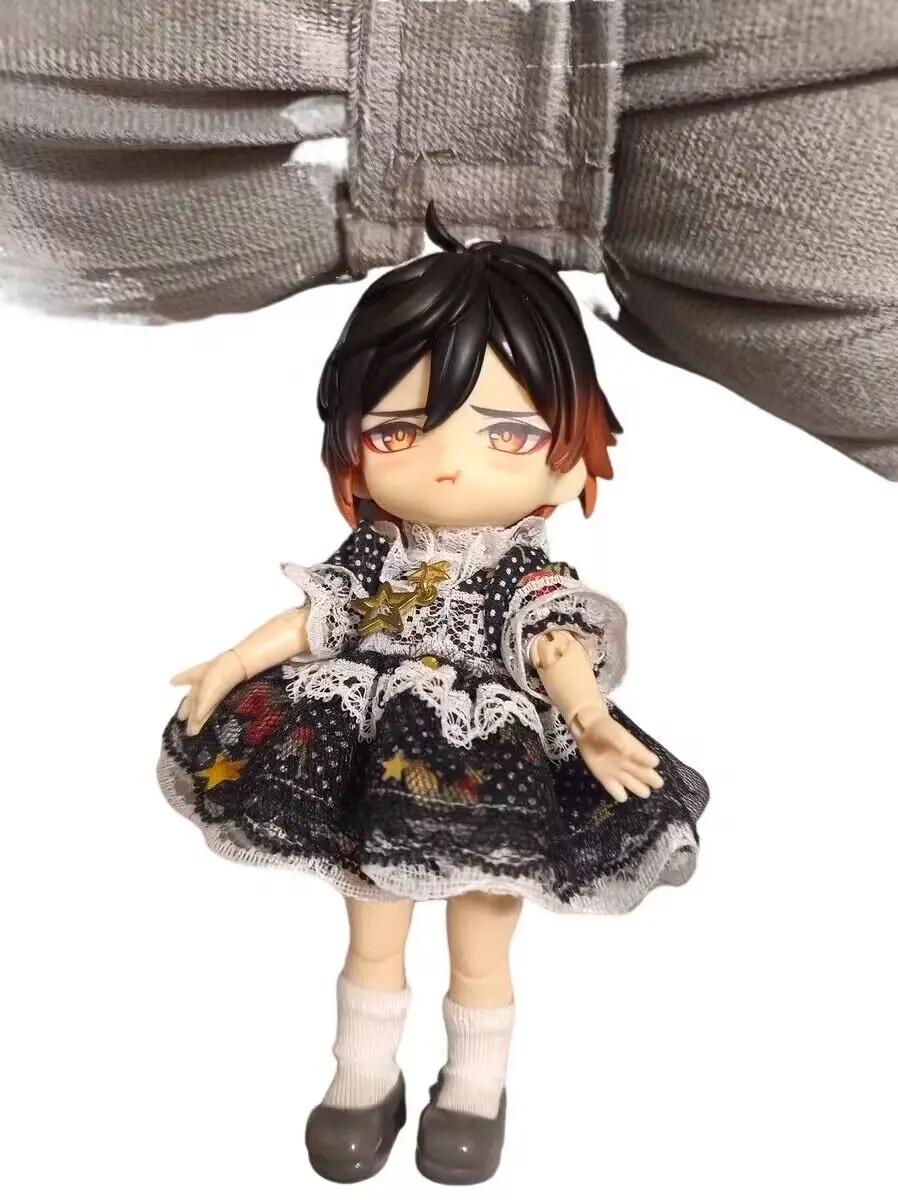 Zhongli Ob11 лицевая водная наклейка Genshin ударная глина для мужчин панель ручной