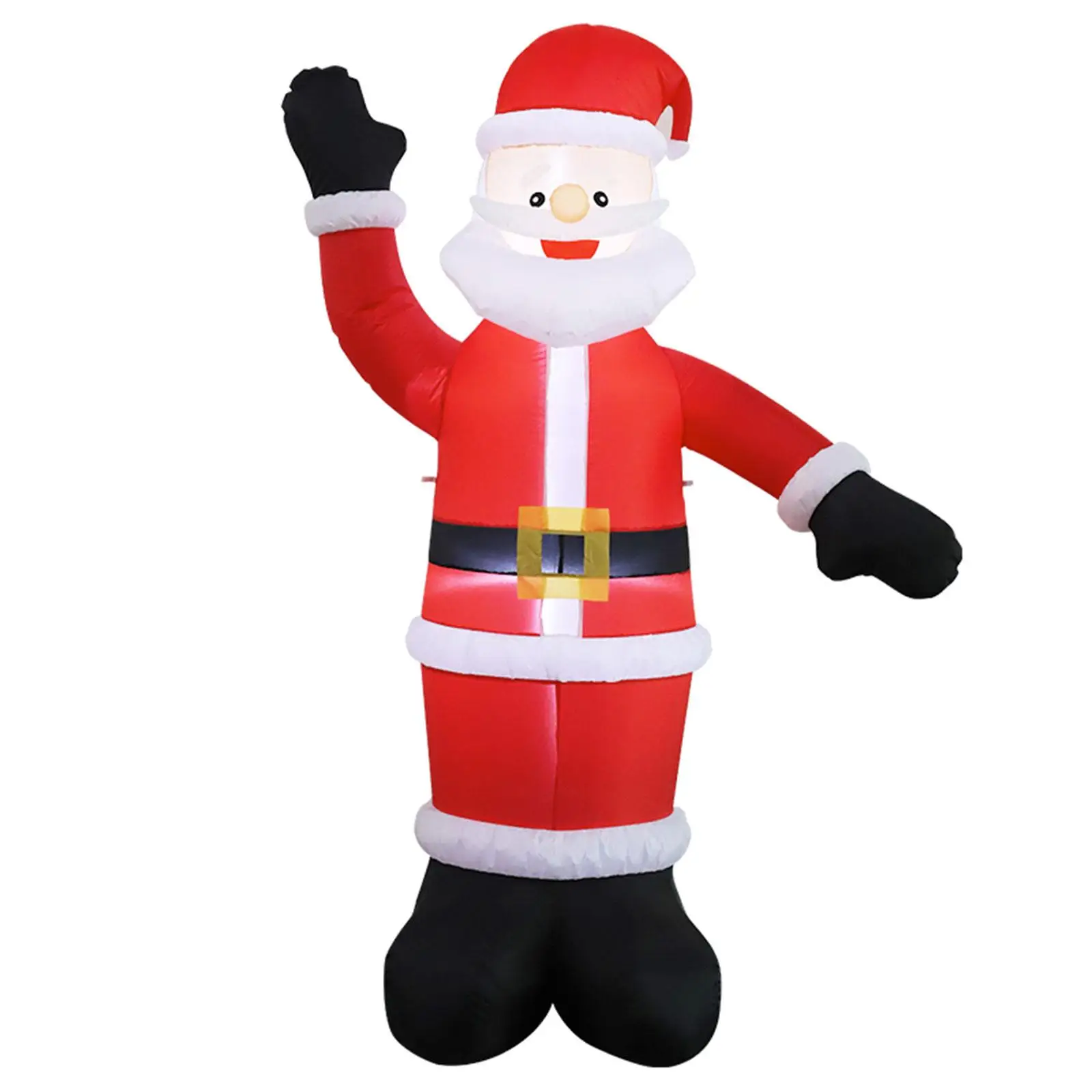 

180 см Рождественский Санта-Клаус Надувное украшение для улицы Великобритания 220 В адаптер Рождество