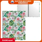 Папка файловая пластиковая на спирали ErichKrause Tropical Nature, с 40 прозрачными карманами, A4 (в пакете по 4 шт.)