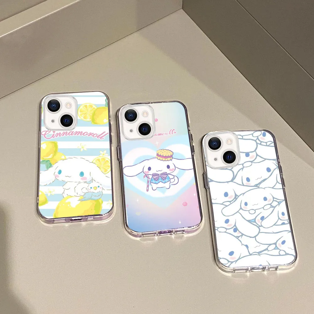 Прозрачный силиконовый чехол WBA-33 Sanrio-Cinnamoroll для LG K9 10 11 12 22 30 40 41 50 51 61 62 Plus Prime Max