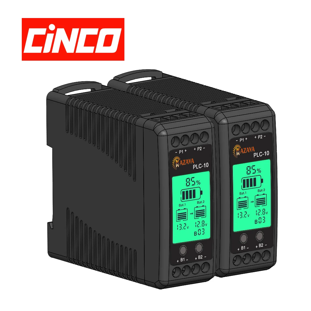 

CINCO Battery Equalizer PLC-10 Batteries Voltage Balancer Lead Acid Battery Connected 24V 36V 48V 60V 72V 84V 96V 120V 144V 192V