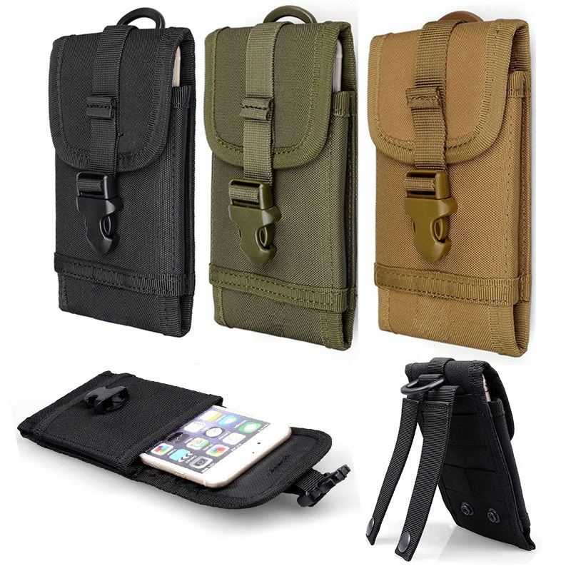 

Outdoor Universal Molle Army Tactical Cell Phone Smartphone Waist Pouch Bag Case Cover Laser Pouch Camping