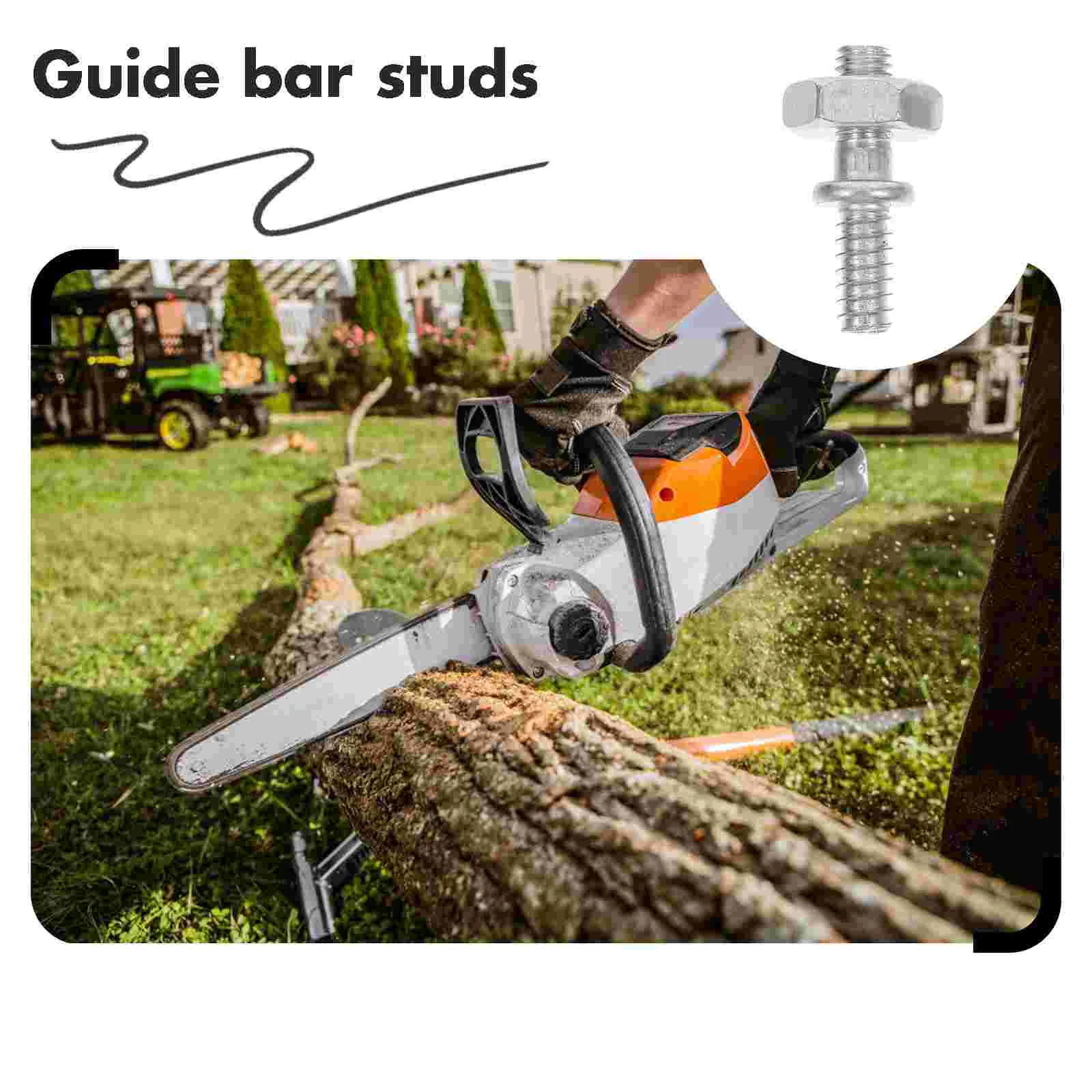 2 шт. направляющий винт для цепной пилы сменные шпильки бензопилы гайки болты