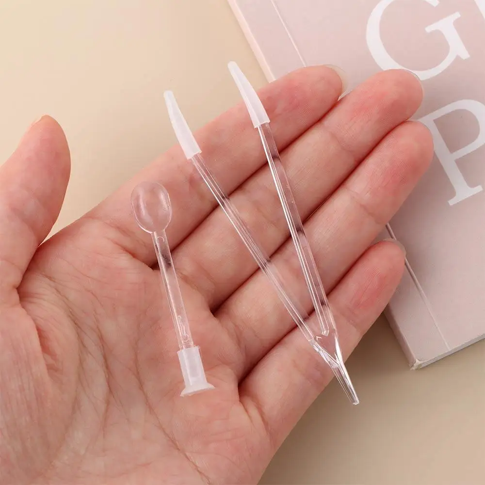 

Girls Transparent Contact lens wearing Large Tweezers Beauty tools Contact lens clip Suction stick