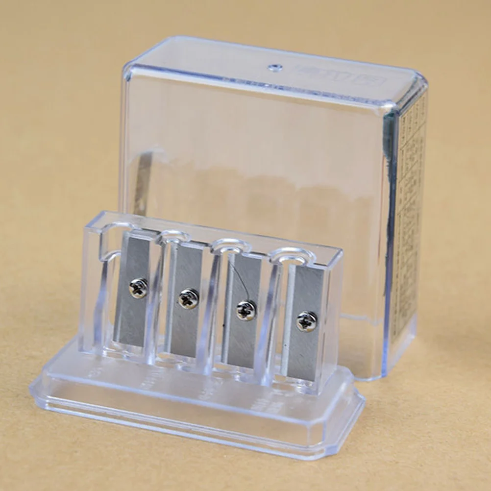 

Artist Sharpener Hand Pencils Sharpeners School Dedicated Mini Plastic 4 Hole