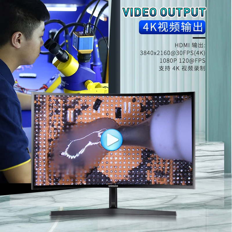 Микроскоп HD Camera MECHANIC DX-4K 16 миллионов пикселей видеозапись высокого разрешения CMOS
