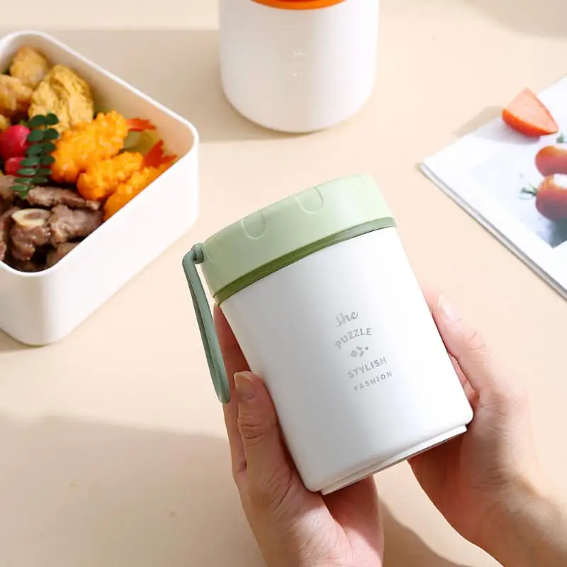 

Portable Thermos Food Storage Container Porridge Milk Stainless Steel Vaccum Cup Soup Porridge Milk Cup Insulated Food Jar