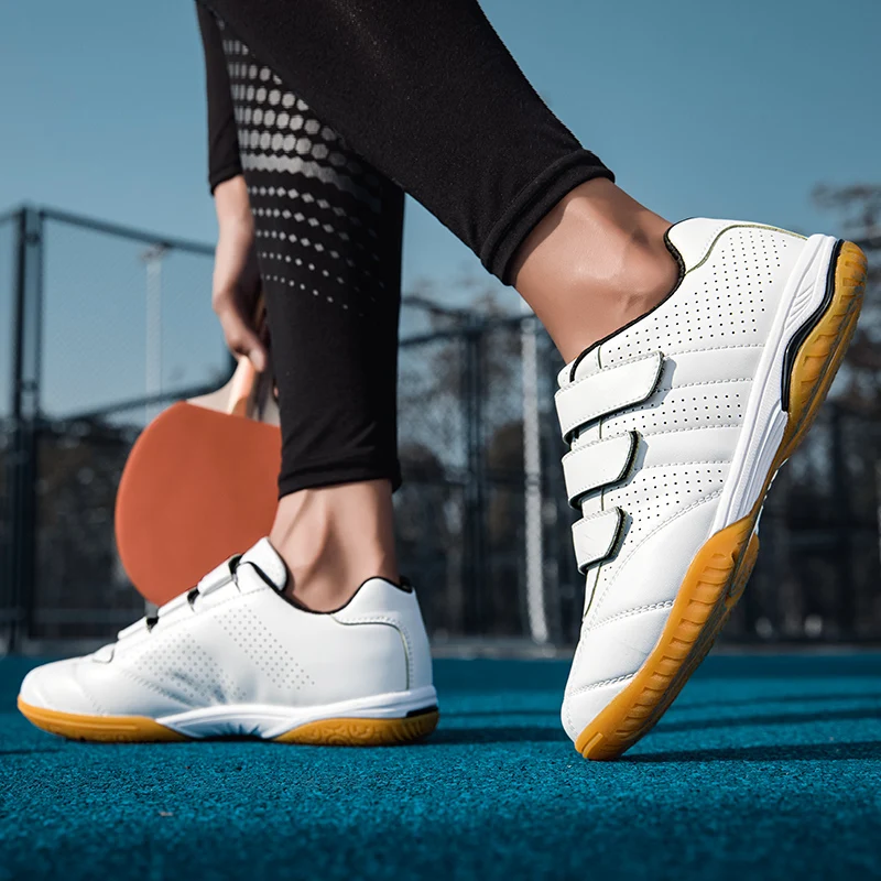 New Table Tennis Shoes Children's Luxury Badminton Shoes Youth Training Non-slip Tennis Shoes Men's Volleyball Sneakers
