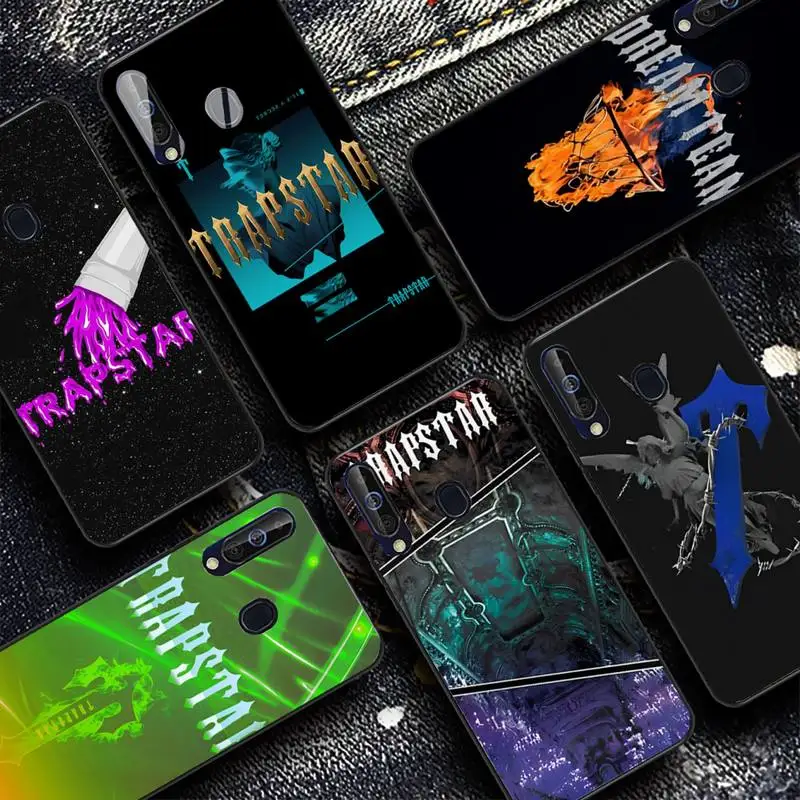 

T-Trapstar Logo Phone Case for Samsung A51 01 50 71 21S 70 31 40 30 10 20 S E 11 91 A7 A8 2018
