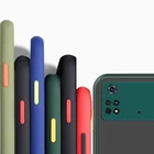 Чехол для Xiaomi Poco M4 Pro 4G, чехол Poco X4 Pro X3 NFC M3 F3 GT, чехол с рамкой из ТПУ, бампер, матовый бронированный чехол для телефона Poco M4 Pro, чехол