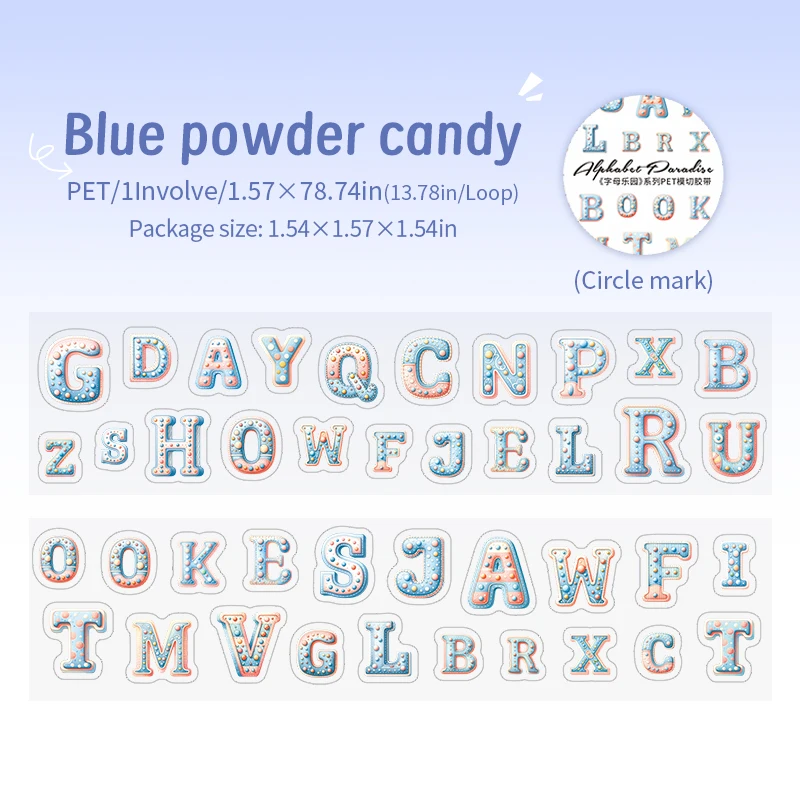 

Алфавитная лента для скрапбукинга