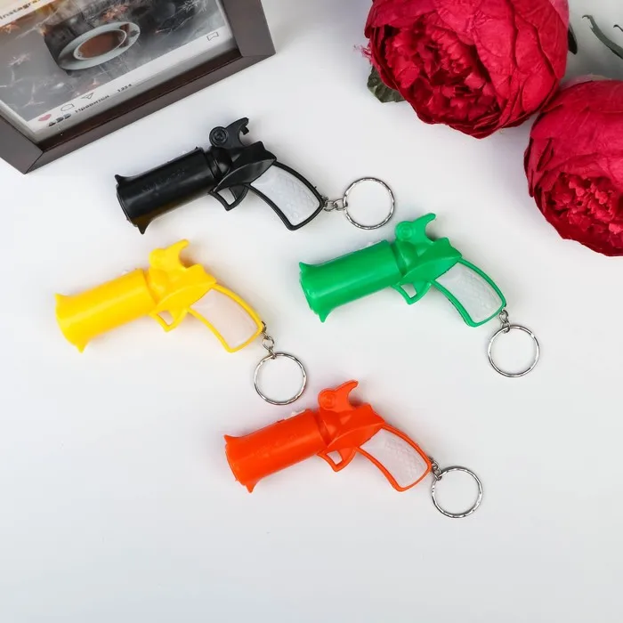 Фонарик свет на кольце &quotПистолет&quot светит M-56 МИКС 5 5х7 5х2 см |