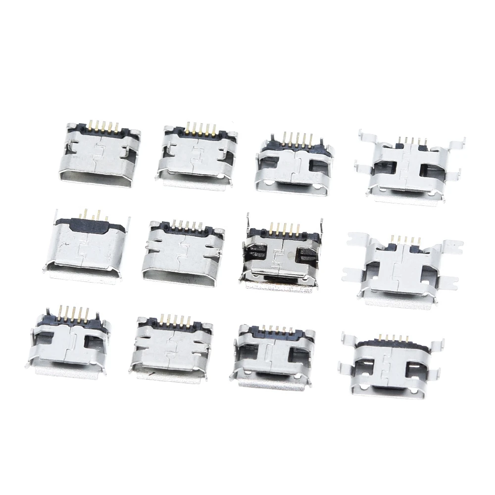 

DIYTZT Разъемы Micro USB 5-контактные