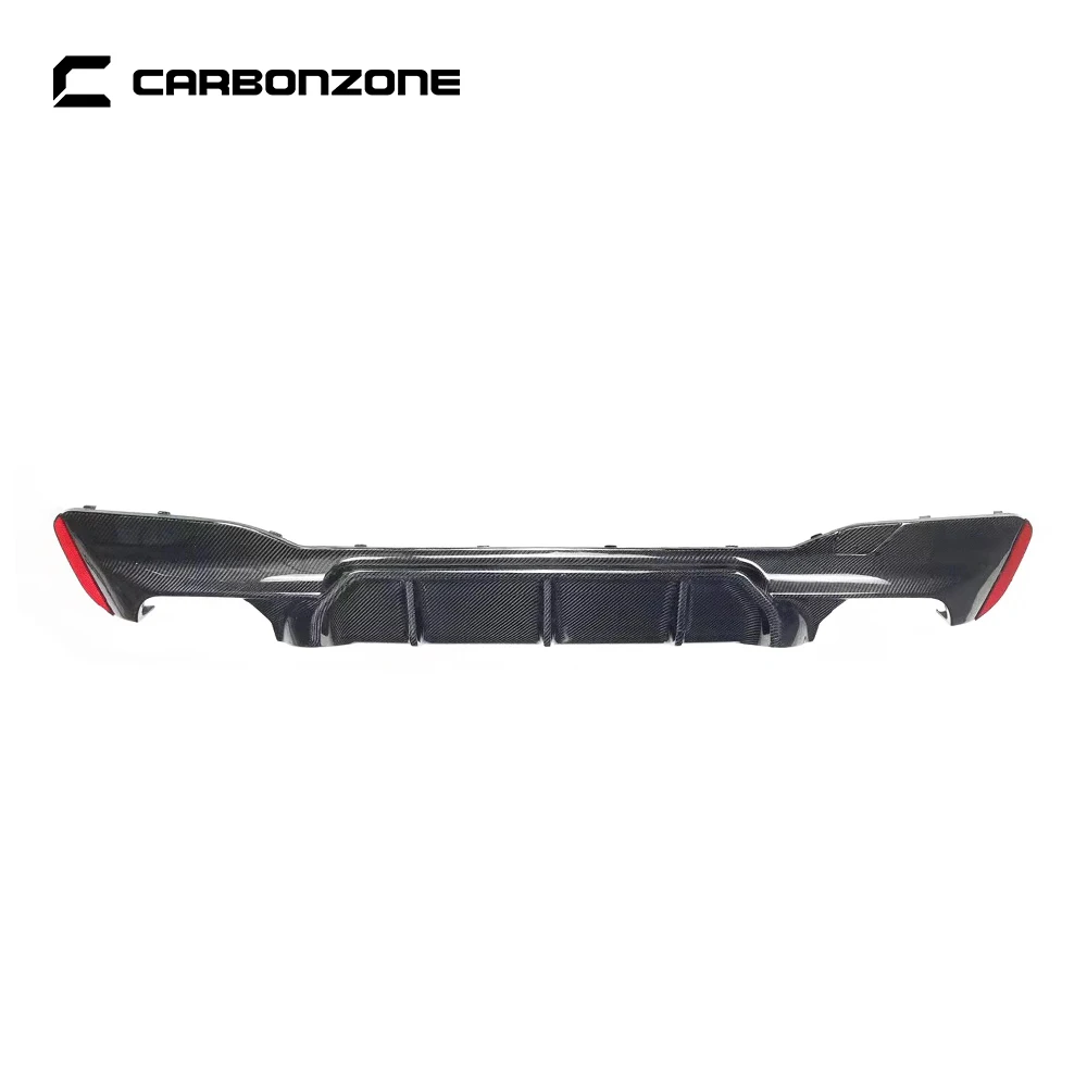 Губа заднего бампера из углеродного волокна в стиле МП для BMW 5 серии G30 диффузор