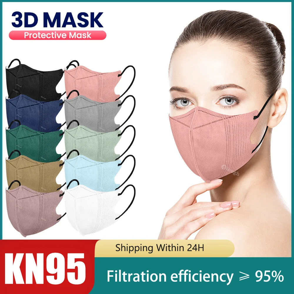 

Morandi 3D KN95 Masks Masque FFP2 Mascarillas FPP2 Homologadas FFP2MASK Adult 4 Layers Black Protective Face Mask Facial Maske