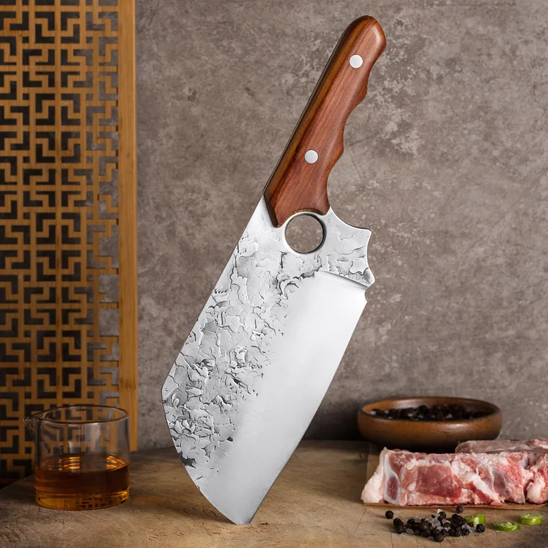 

Forged Boning Knife Outdoor Hunting Kitchen Knife for Meat Fish Fruit Vegetable Butcher Slicing Utility Chef Knife Cleaver