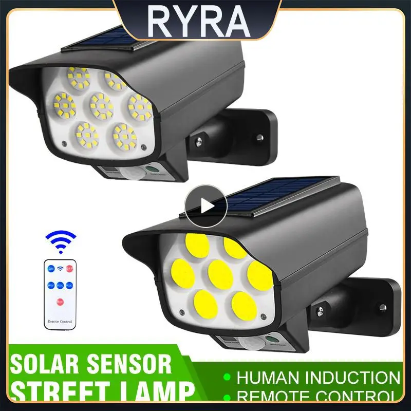 

Лампа наружного наблюдения на солнечной батарее, искусственная камера, индукционный настенный светильник для наружного применения, водоне...