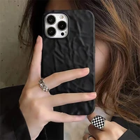 luxury slim matte tin foil phone case for iphone 13 12 mini 7 8 plus 11 13 pro max x xr xs max soft silicone cover glossy cases