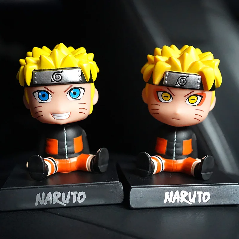 Figuras de acción de Naruto, colección de Hatake Kakashi, modelo de Naruto Bobblehead, Figura de juguete para niños, regalo de Navidad