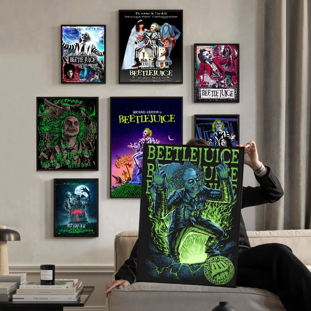 Beetlejuice комедийные фильмы ужасов классический винтажный постер декоративная