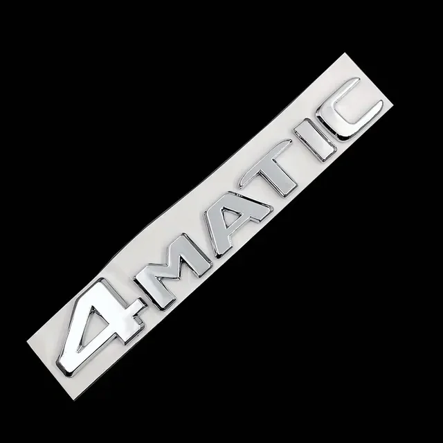 

Для Mercedes Benz A B C E G S ML SL CL GLA CLA Class AMG 4MATIC 4 MATIC Багажник Хромированные матовые черные буквы Эмблема Значок наклейка