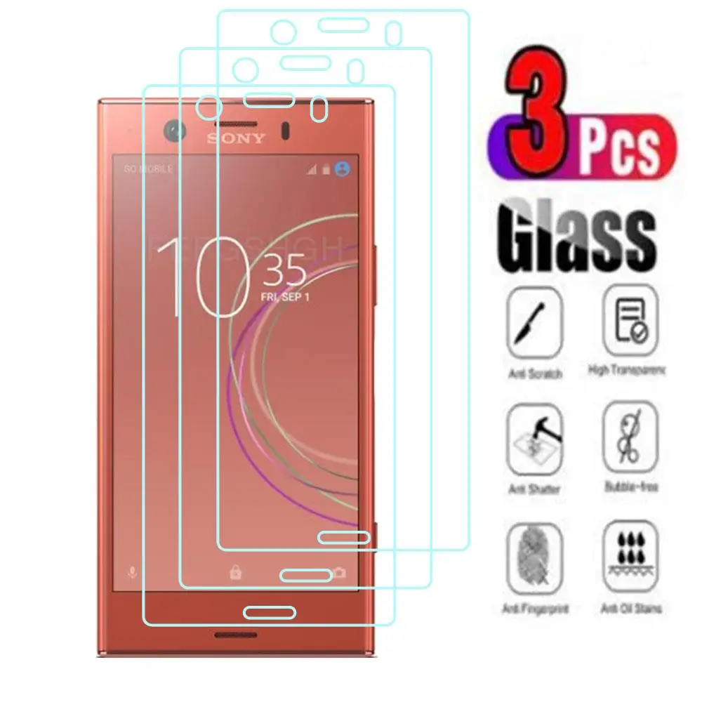 

3Pcs 9H Protective Tempered Glass For Sony Xperia XZ1 Compact 4.6" Screen Protector Protection Cover Film