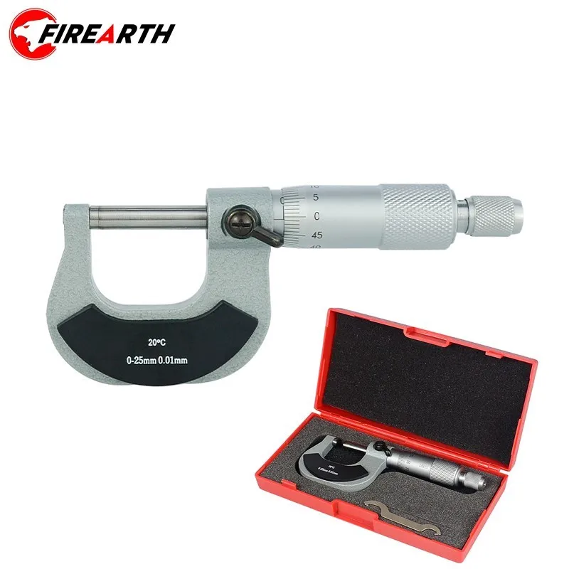 

Outside Micrometer Fit For 0-25mm 0.01mm Digital Steel Gauge Precision Metric Caliper Measuring Instruments Marking Tools