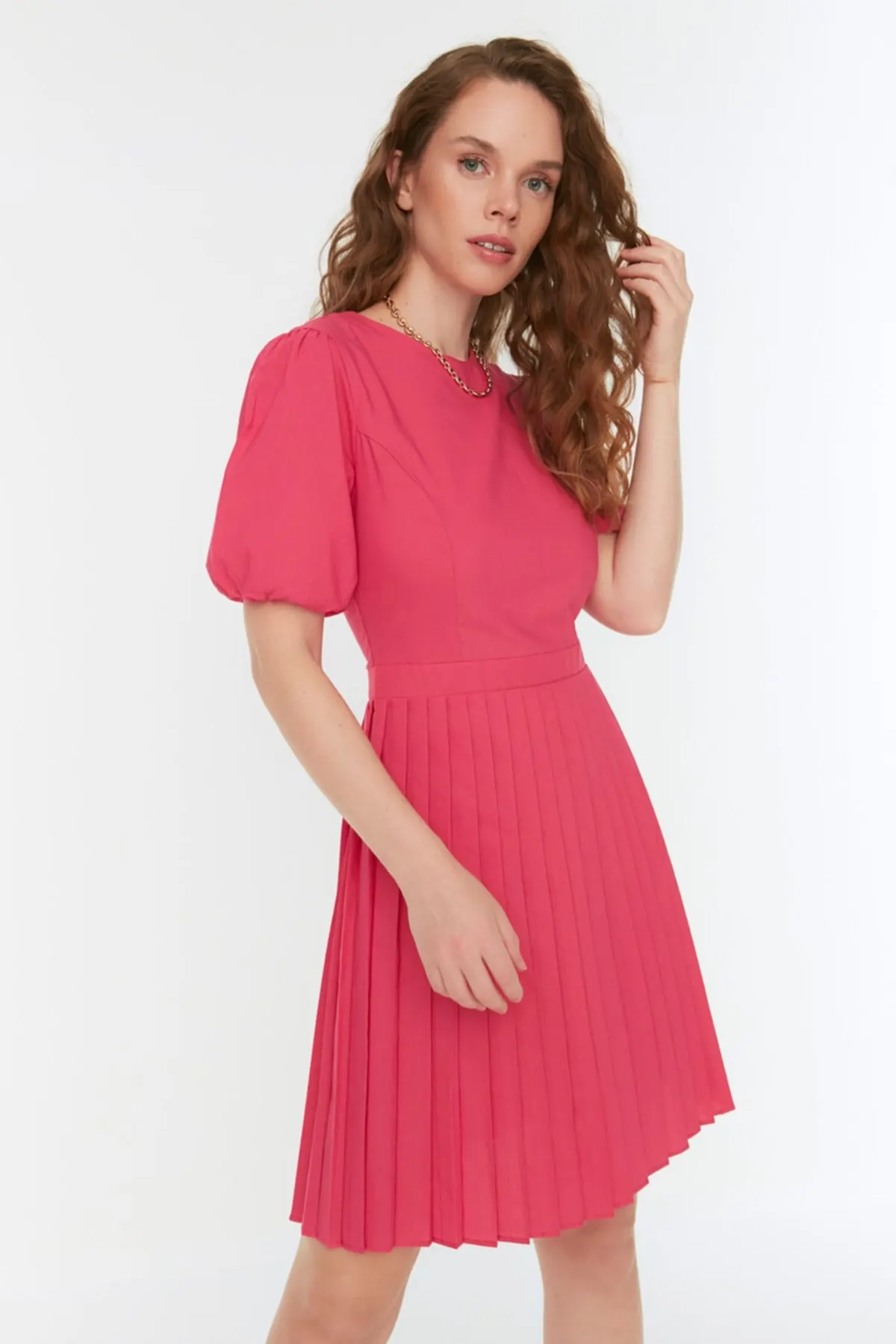 

Women's Dress Pleated Elegant Fashion Summer Summer Spring Casual Short Sleeve Stretch Casual Short Sleeve Stretch Comfortable Boho Dress