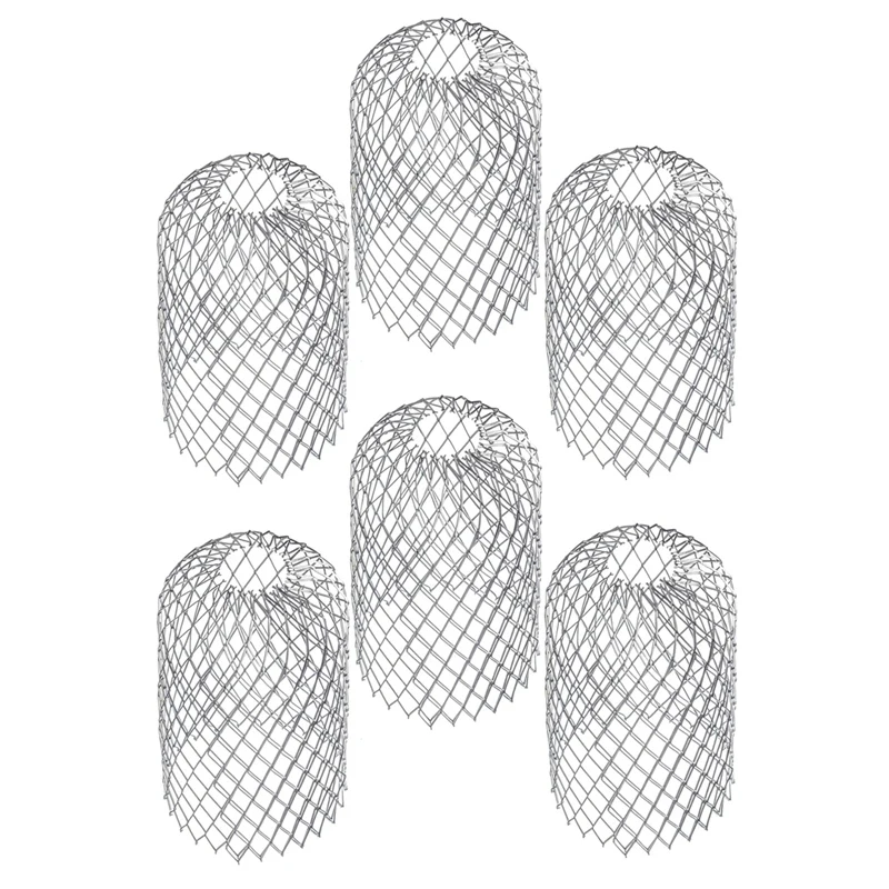 

6Pcs Roof Gutter Guard Filters 3 Inch Expand Aluminum Filter Strainer Anti - Blocking Leaf Drains Debris Drain Net Cover