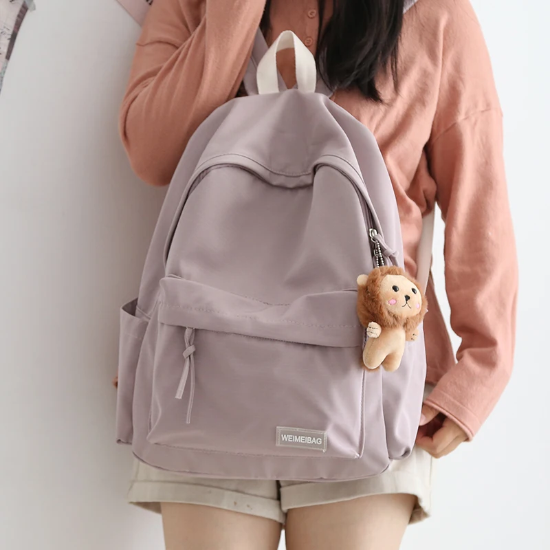 

Женский рюкзак с темным узором, женские вместительные корейские школьные сумки на плечо для подростков, модные водонепроницаемые дорожные рюкзаки