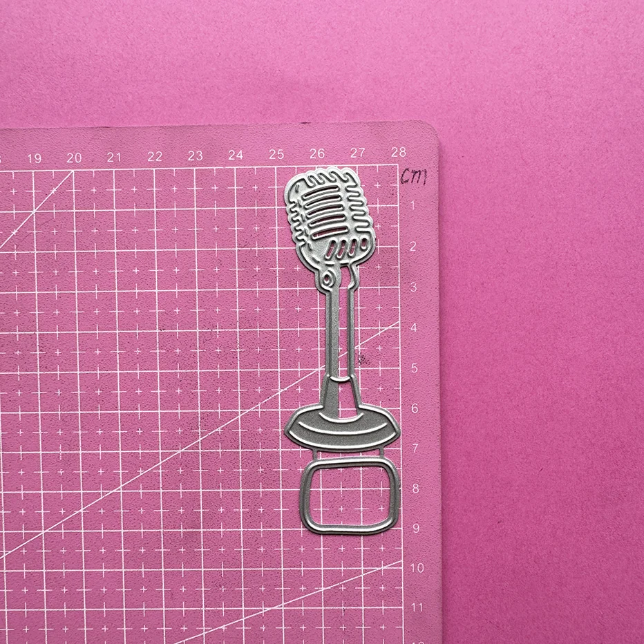 Вырубные штампы с микрофоном для скрапбукинга оформление сделай сам бумажная